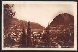 Lugano, Panorama col Mte. S. Salvatore