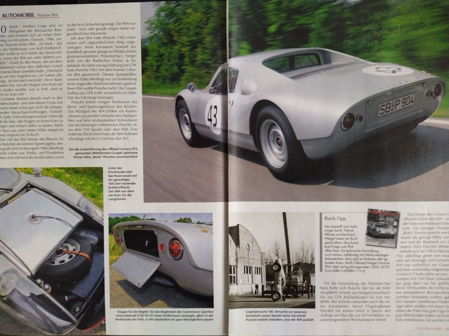 Riviste & Magazine: Bericht PORSCHE 904 – Usato da Bern venduto da micky031 1