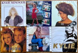 Kylie Minogue 7" singles vinyl lot Sammlung Package 6 Stück