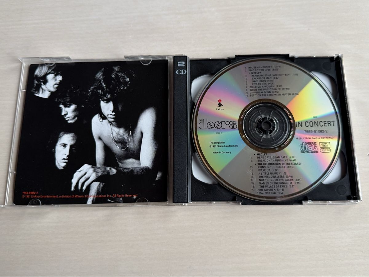 CD: The Doors - In Concert - Doppel CD – Usato da Oberried Brienz venduto da Chyara 2