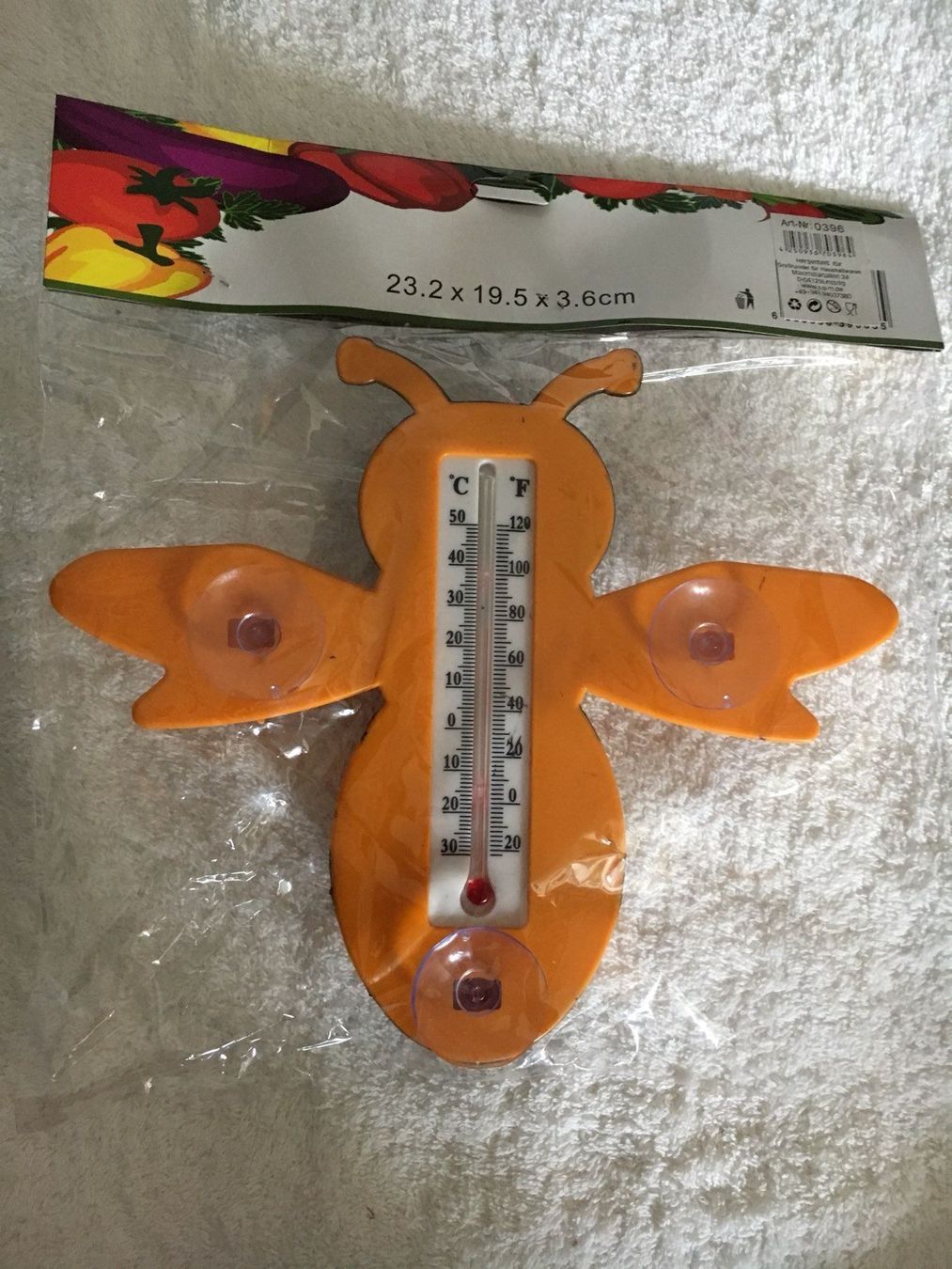 Altro per la casa: Tier Thermometer Biene Kinder Fenster Saugnapf – Nuovo e nell'imballaggio originale da Buchs SG venduto da Billikatze5 1