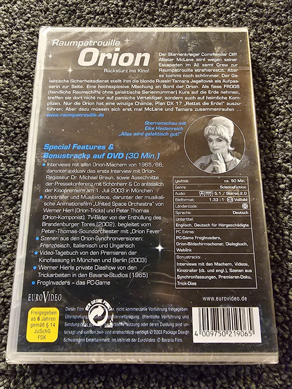 Tous les DVDs: DVD Raumpatrouille Orion Neuverpackt – D'occasion à Ruswil par jan_bxl5 1