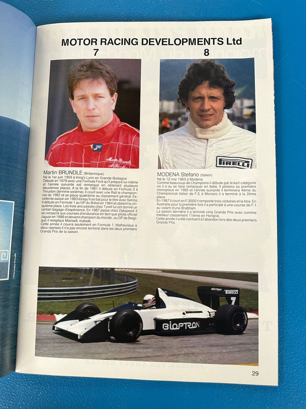 Revues & Magazines: Programmheft , F 1  Monaco  1989 – D'occasion à Boswil par pavo1 6