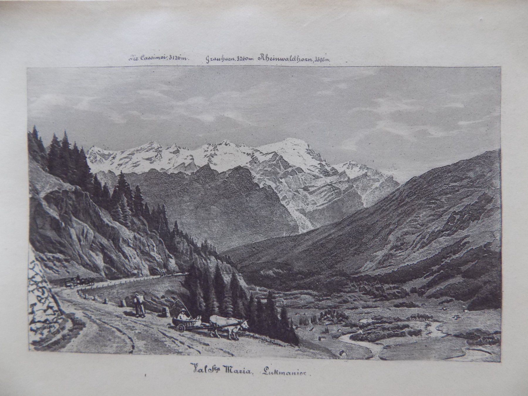 Stiche: Val Santa Maria Lukmanier Route – Gebraucht aus Risch von Rischli15 1