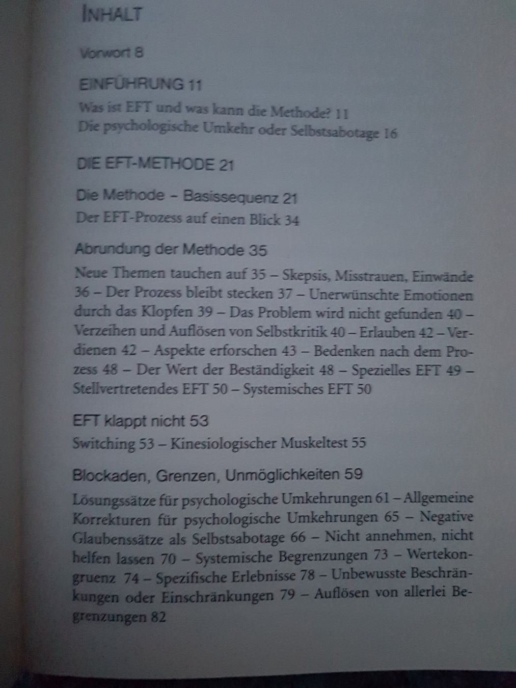 Libri: Blockaden auflösen mit EFT – Nuovo (secondo la descrizione) da Niedergösgen venduto da Happy-7 2