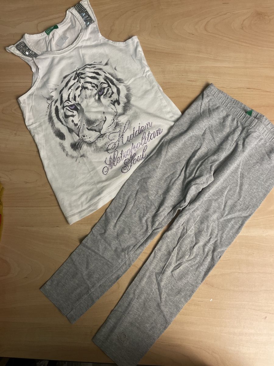 Benetton Lotti & Set di vestiti: Süsses Benetton Mädchen Sommerset Gr. 120 – Usato da Obergerlafingen venduto da cabo4