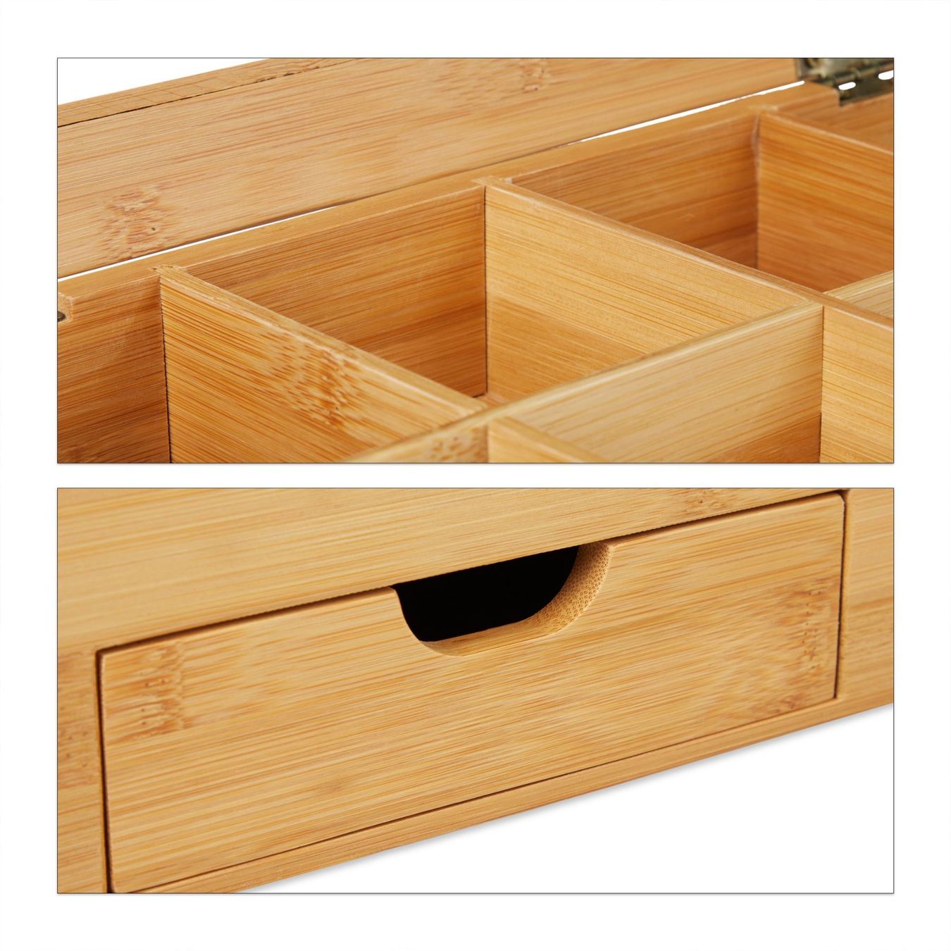 Altro per la casa: TEEBOX BAMBUS MIT 8 FÄCHERN UND SCHUBLADE – Nuovo e nell'imballaggio originale da Gerlafingen venduto da Tsuru 2