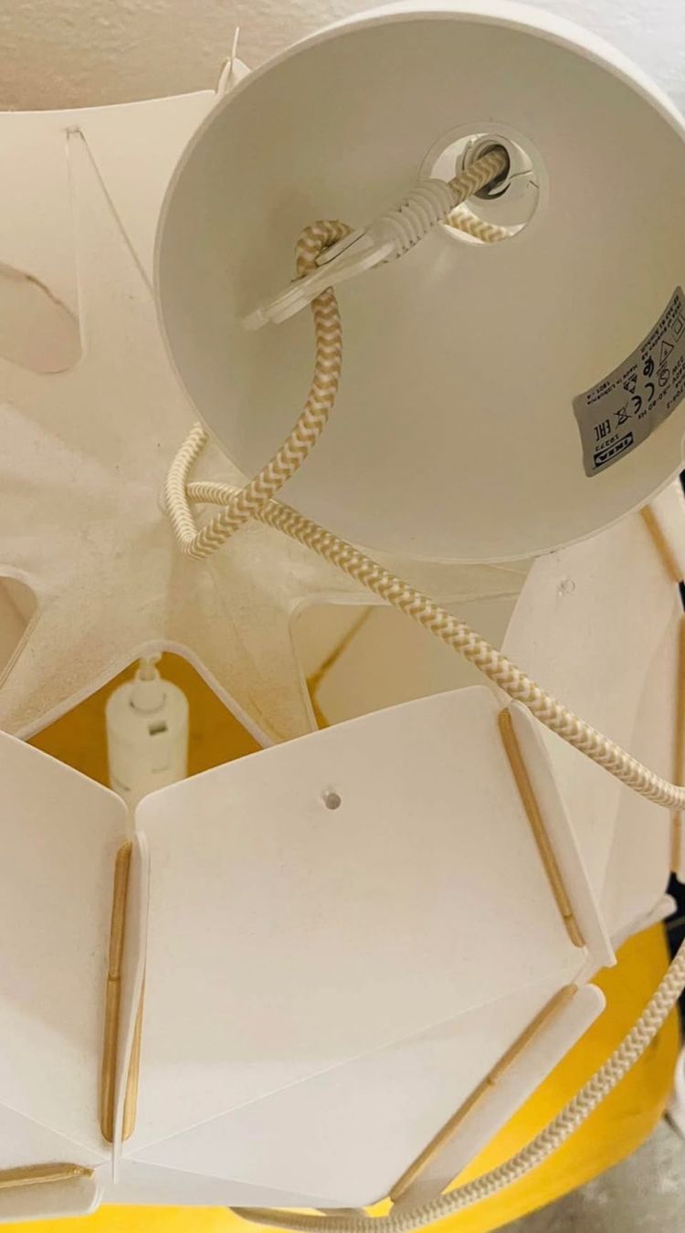 Ikea Lampadari & plafoniere: IKEA Sjöpenna Pendelleuchte, weiss – Usato da Kägiswil venduto da asp_9cd9 2