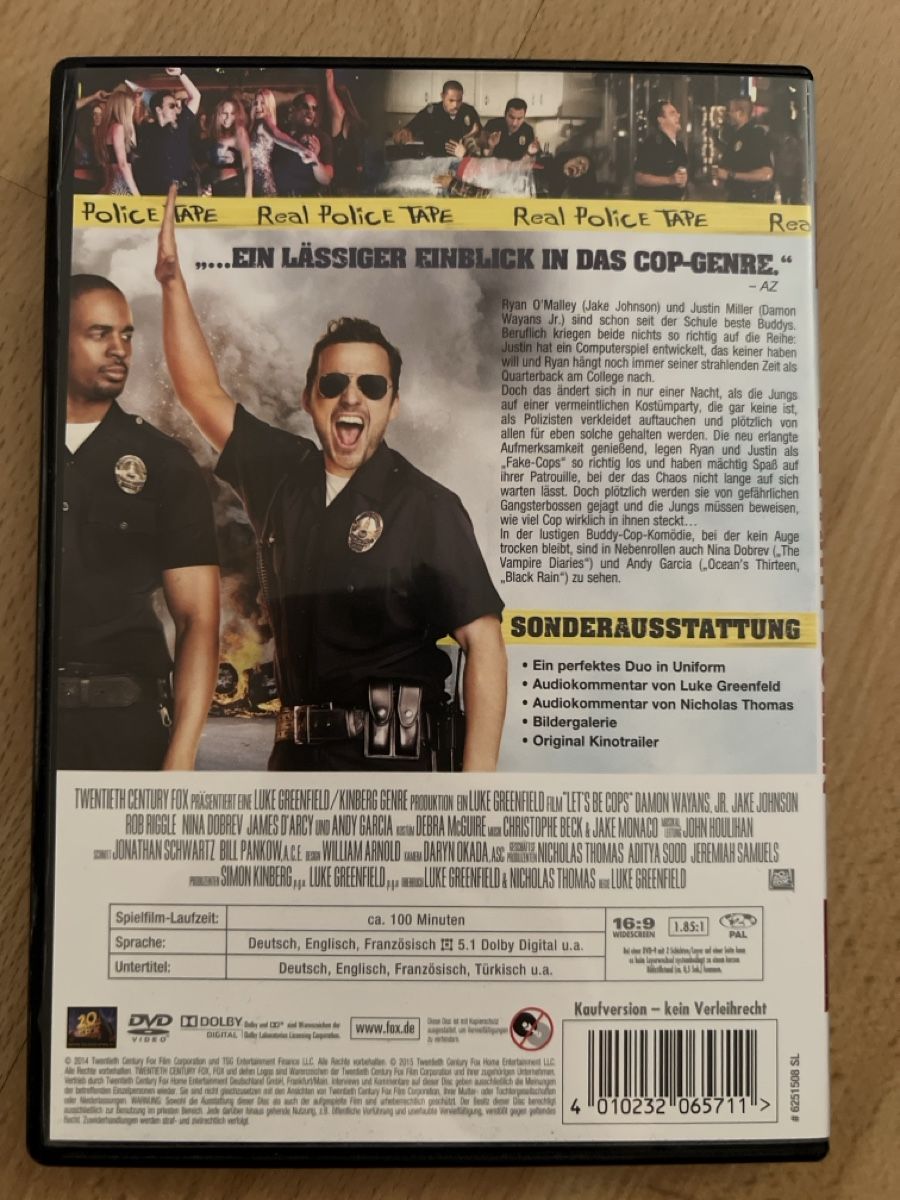 Tutti i DVDs: LET’S BE COPS - DVD – Usato da Oberengstringen venduto da Rogi9698 1