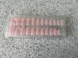Doonails Soft Gel Press-ons, Rosa Glitter, 1 x gebraucht