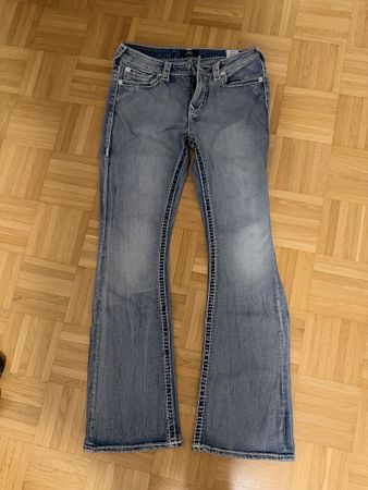 Damen Jeans Rock Grösse W28 L30 gut erhalten