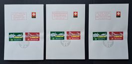Alpenpost FDC D/F/I mit Abart blinder Passagier