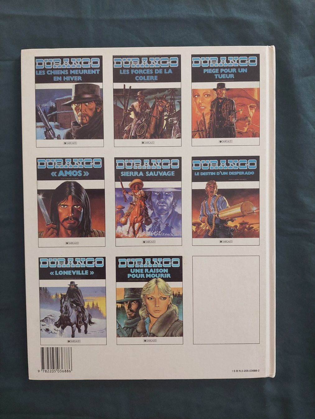 Fumetti: Durango T.8 Une Raison Pour Mourir EO 1988 BE+ – Usato da Genève venduto da Blu_BD 1