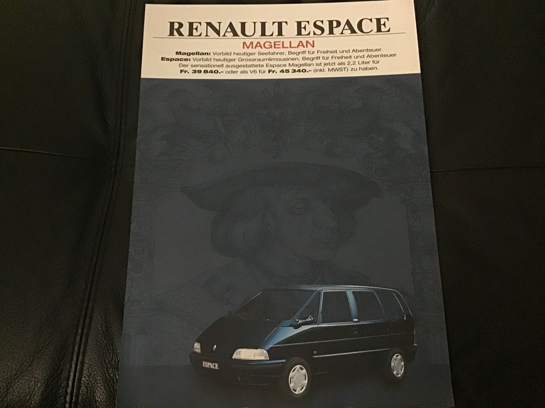 Renault Documenti: Renault Espace Magellan Verkaufsflyer – Usato da Scherzingen venduto da Starseller62