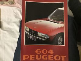 Peugeot 604 Verkaufsprospekt 1978