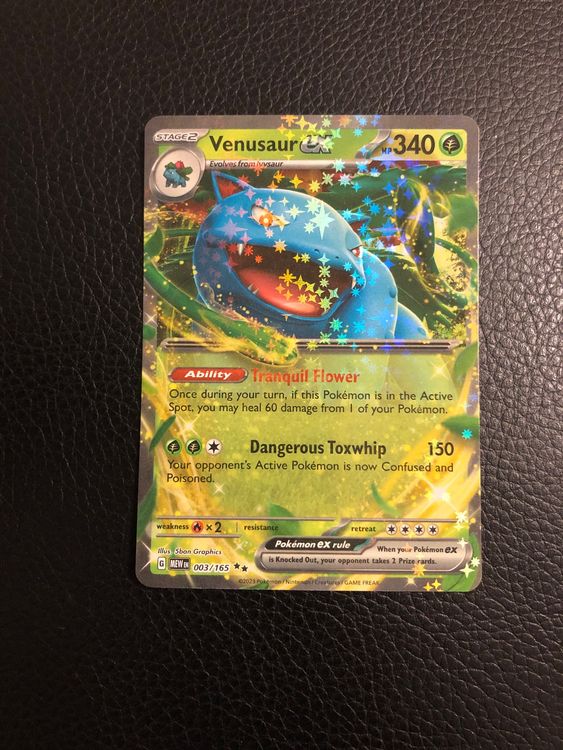 value of venusaur pokemon card Venusaur ex 184/165 (Pokemon 151 JPN) ACE 10 – PokeRand