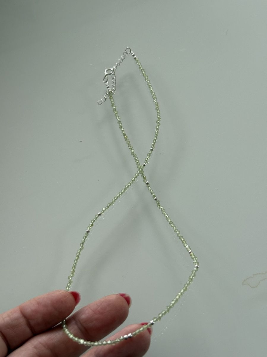 Catenine: Feine Peridot-Silber Kette 41-45 cm – Nuovo e nell'imballaggio originale da Ebikon venduto da elischka 4