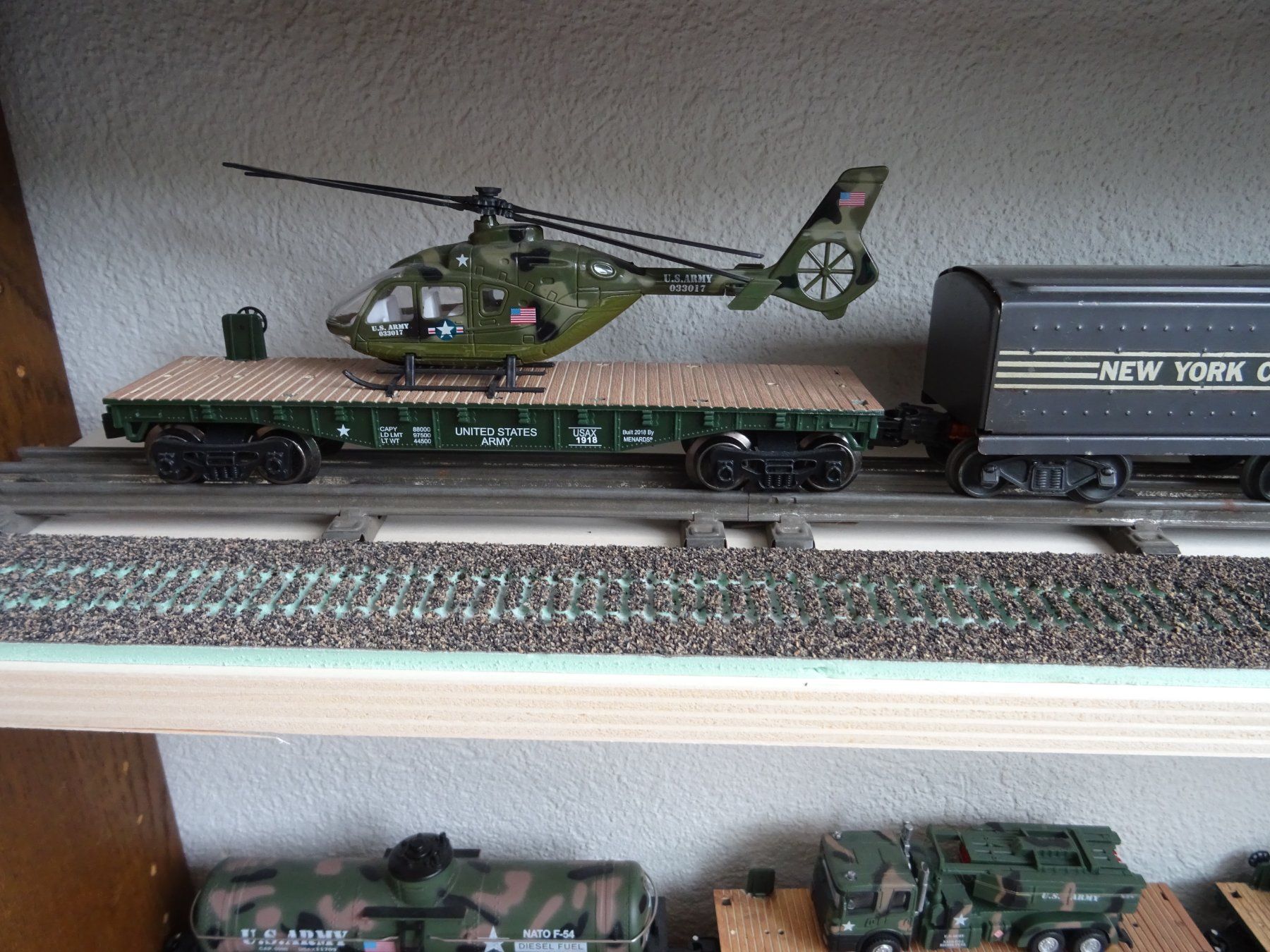 Modellini di ferrovie: US Dampflok mit 4 Wagen Spur 0 – Usato da Hirschthal venduto da Legov 6