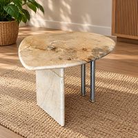 Vintage Designer tavolino in marmo 