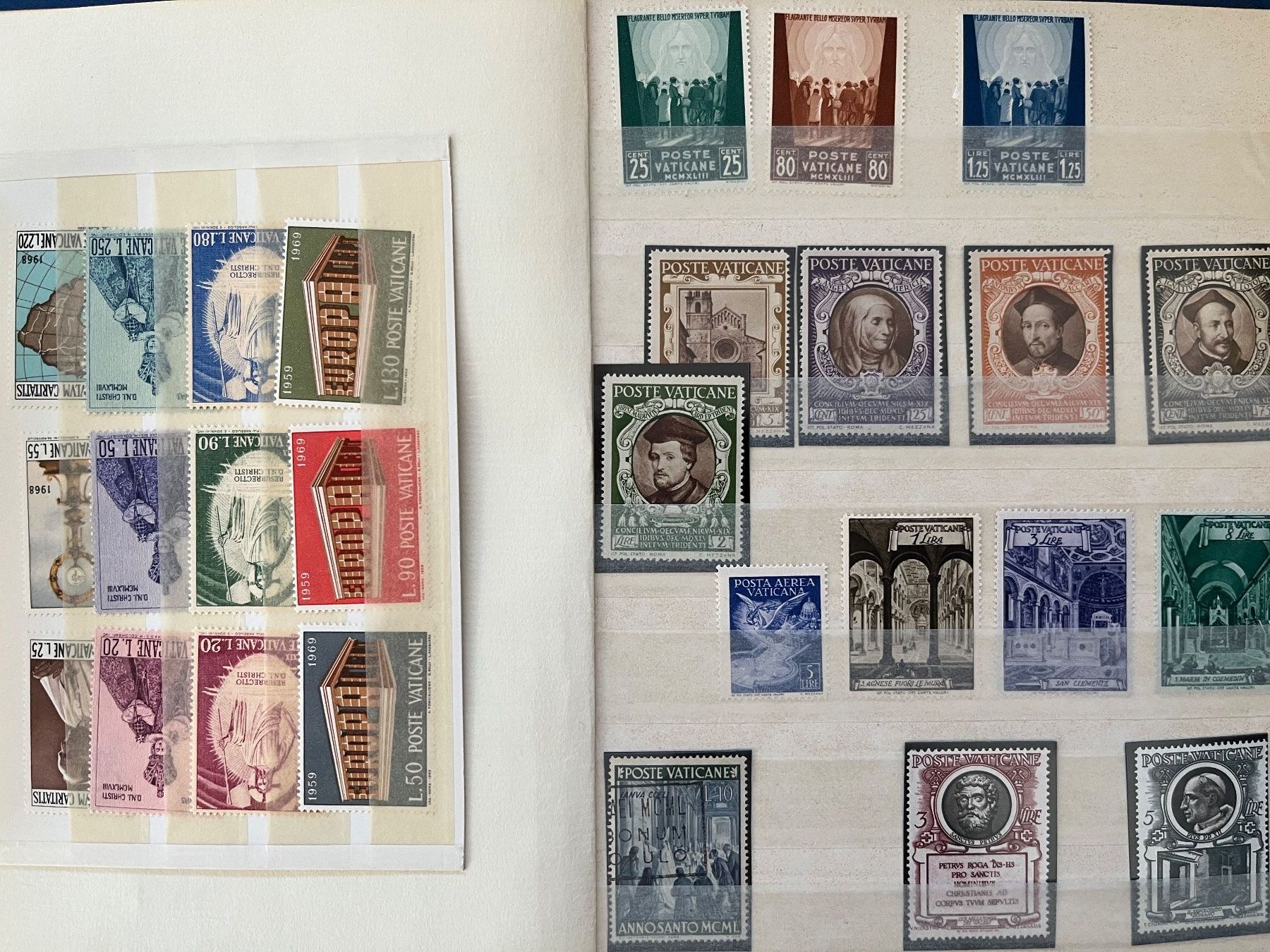 Tutti i francobolli: Briefmarken Sammlung Vatikan – Usato da Stetten AG venduto da Brissago25