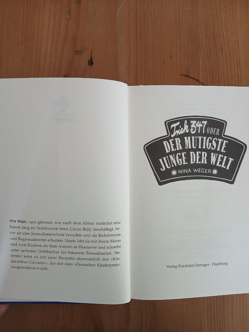 Libri: Trick 347 oder DER MUTIGSTE JUNGE DER WELT, Buch – Usato da Solothurn venduto da Shanty.20 2