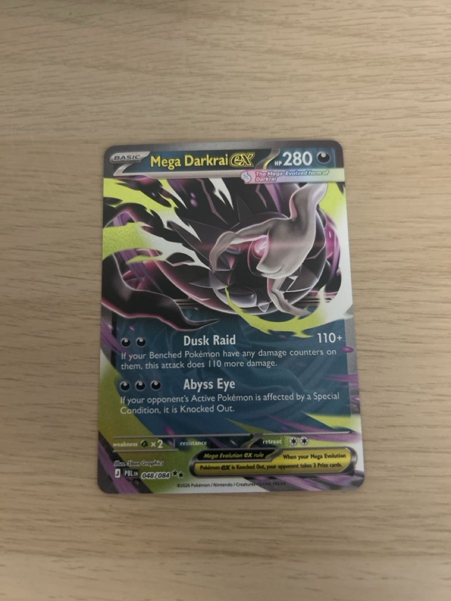 Pokémon Sammelbilder & Trading cards: Mega Darkrai ex – Neu (gemäss Beschreibung) aus Lausanne von POKEALE