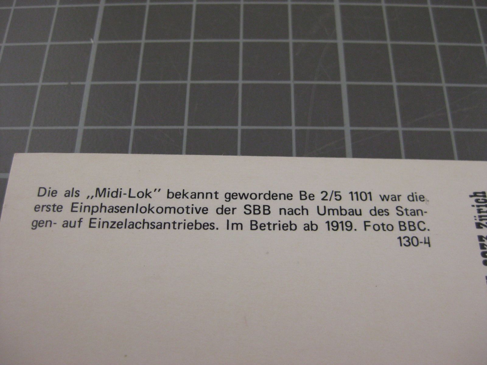 Ansichtskarten: Alte SBB Lok – Gebraucht aus Malters von Marosko 2