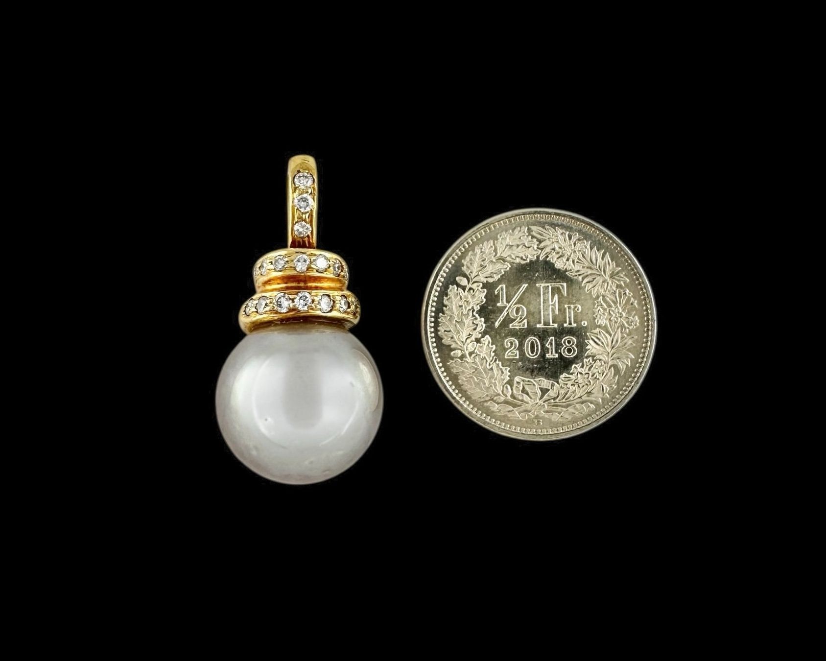 Anhänger: SCHÄFER & Co, Zürich, Perlen - Diamant - Anhänger – Gebraucht aus Zuzwil SG von artimmo 4