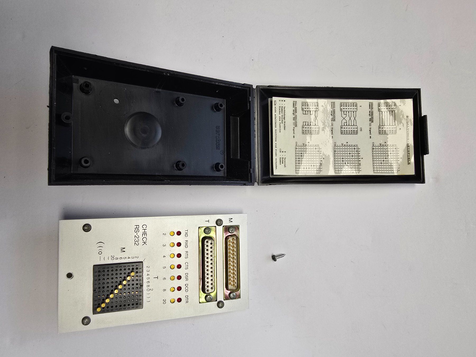 Misurare: Vintage RS232-Tester DB25   (1982) – Usato da Balgach venduto da Zwickau01 6