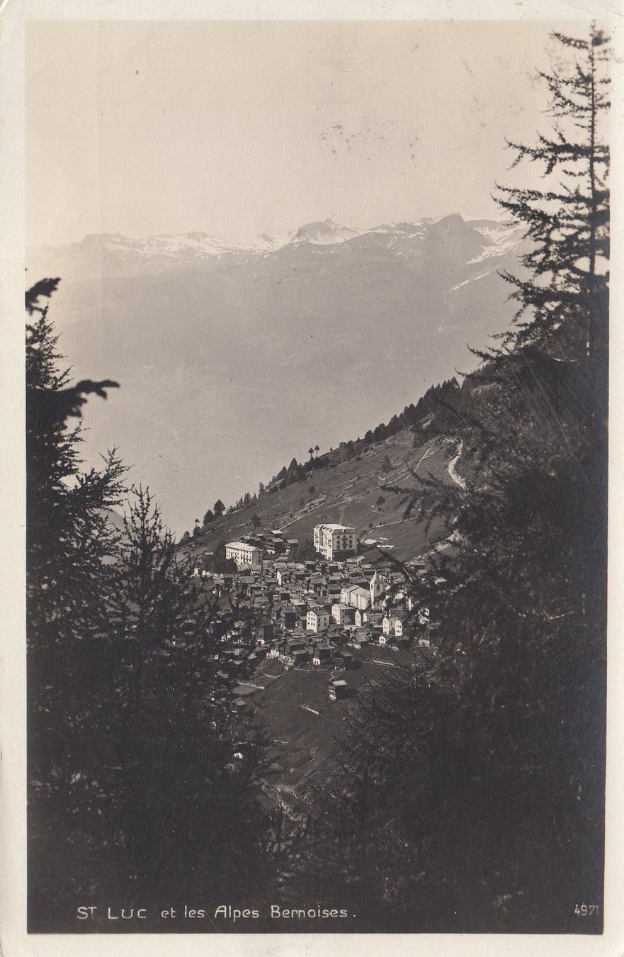 Cartoline postali: St. Luc 1925 – Usato da Bürglen TG venduto da StampGraf