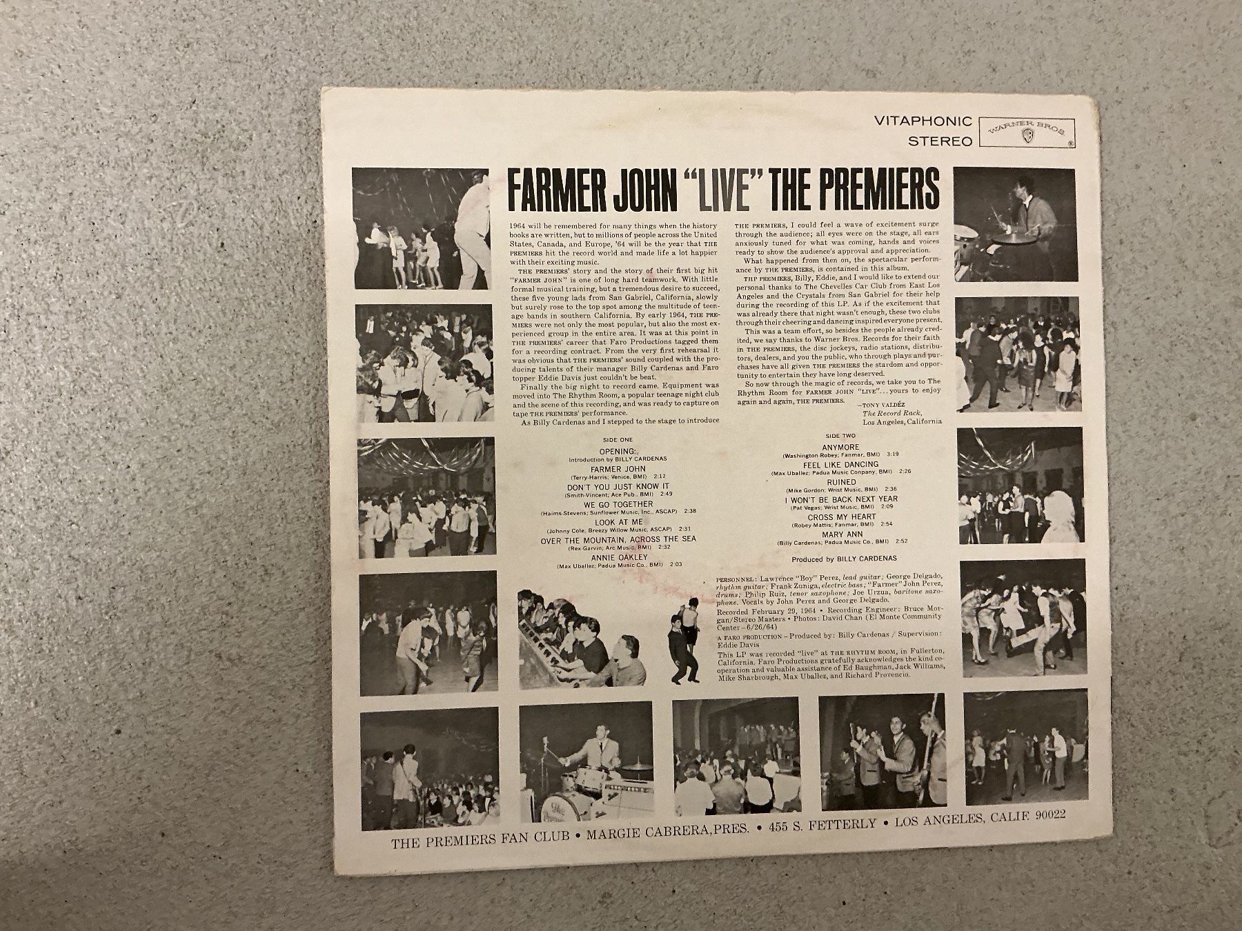 Dischi in vinile: The Premiers LP - Farmer John Live (seem split) – Usato da Winterthur venduto da Tumko-Vinyl 1