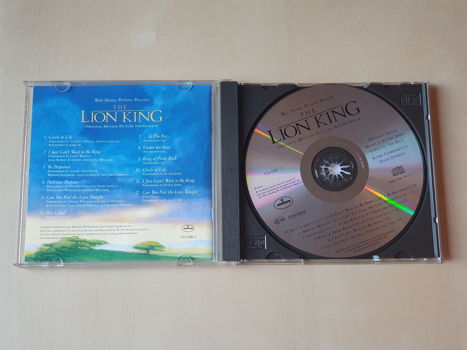 CDs: The Lion King – Gebraucht aus Stansstad von collectorsshop 2
