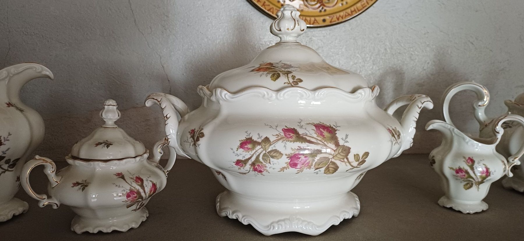 Rosenthal Set di piatti: Geschirr-Set Rosenthal "Pompadour", 56-teilig – Usato da Porrentruy venduto da mzw_7rcs 3