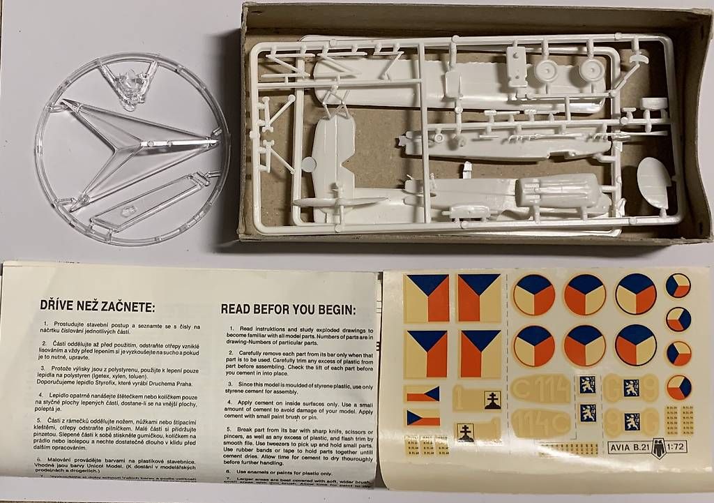 Kit di modellismo & Modellini statici: KP; AVIA B.21. 1:72 – Usato da Suhr venduto da schoblobloch 2