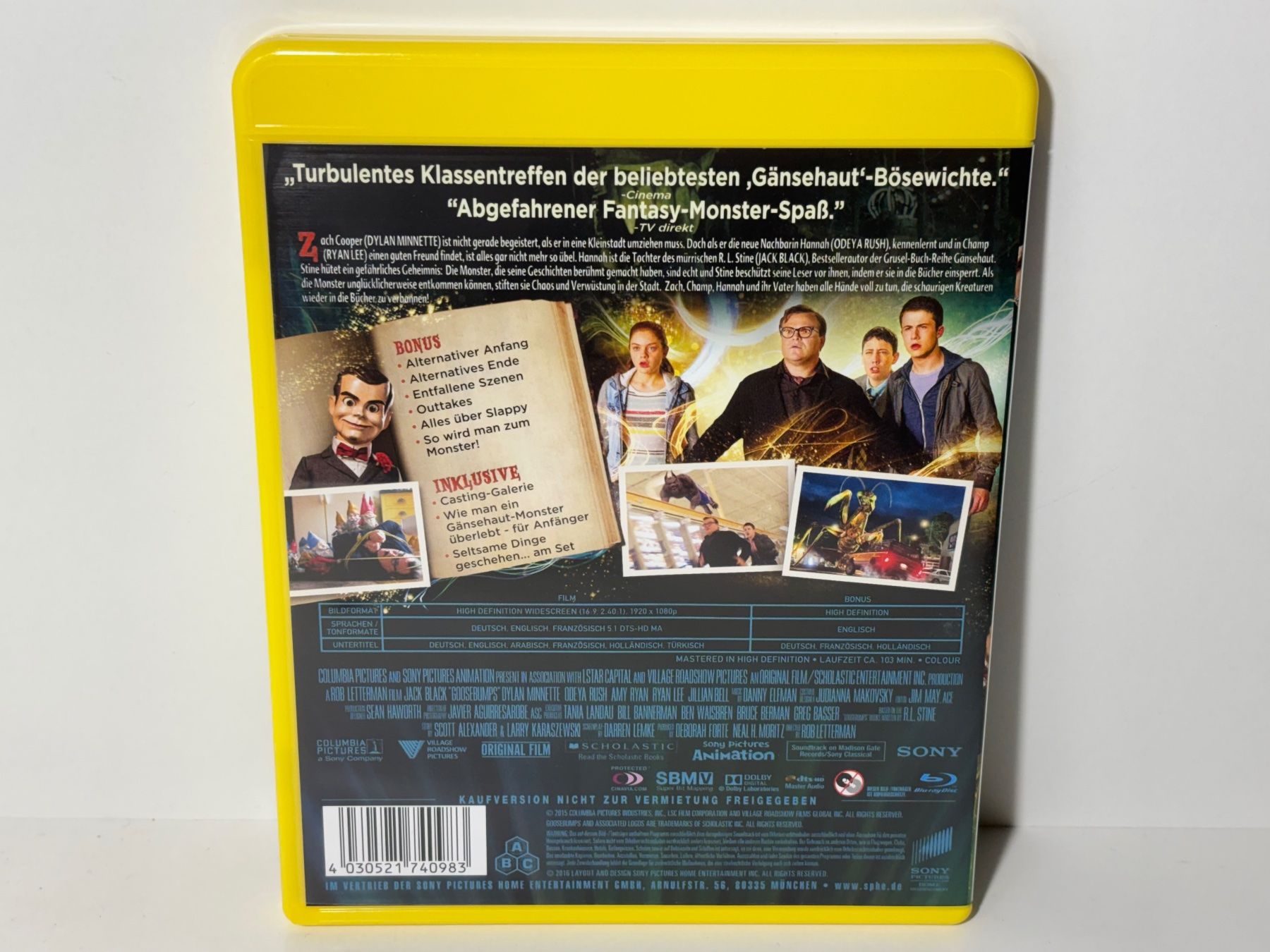Tutti i DVDs: Gänsehaut Blu Ray – Usato da Wilderswil venduto da Sstriker 1