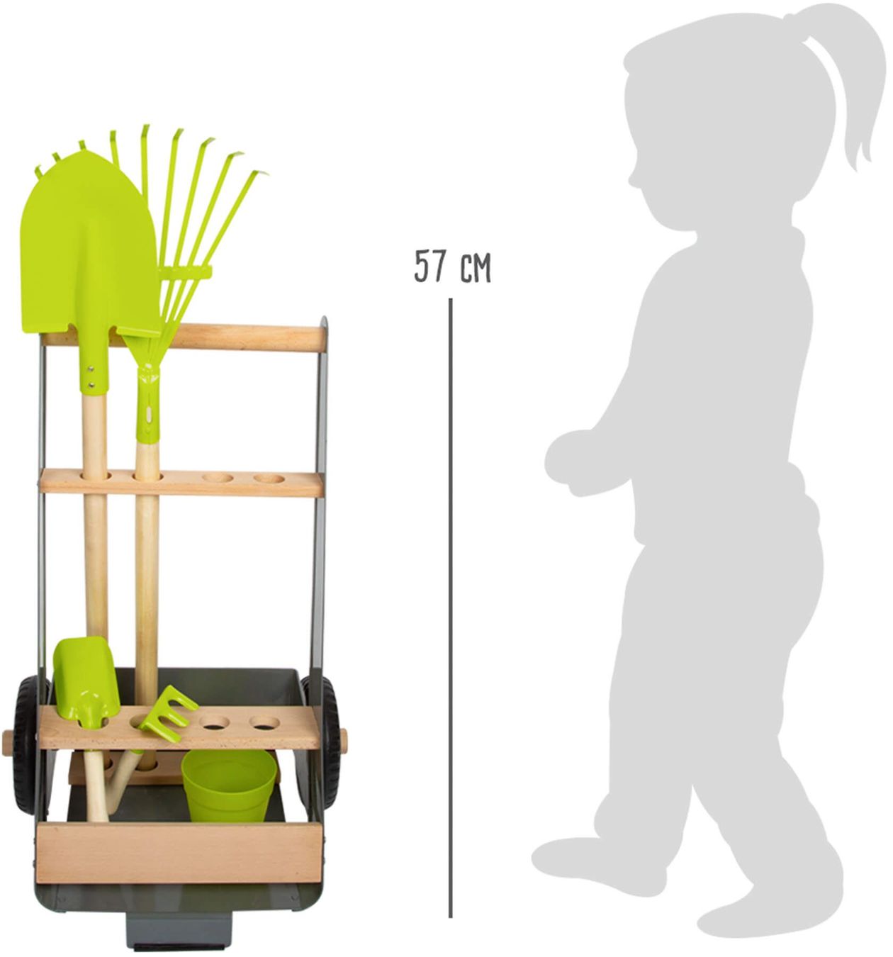 Giocattoli: Kinder Gartengeräte Trolley, Gartenwagen – Nuovo e nell'imballaggio originale da Wettingen venduto da Swala 7