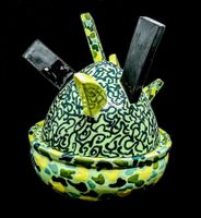 Bonbonnière Dose boîte vintage 80s' Stil Sottsass Memphis