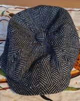 Elegante Schirmmütze/Flatcap im Fischgratmuster, Grösse L