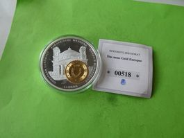 versilberte Medaille PP, Malta 2008 mit Zertifikat