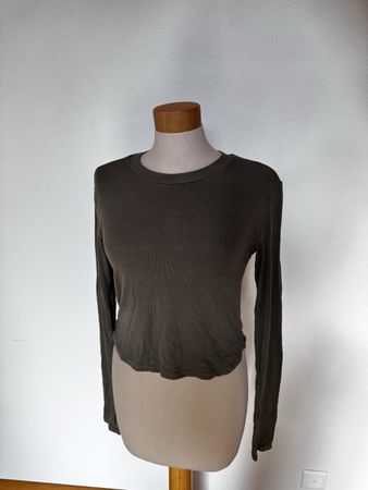 Popflex Oberteil / Shirt / Olivgrün/ Grösse S