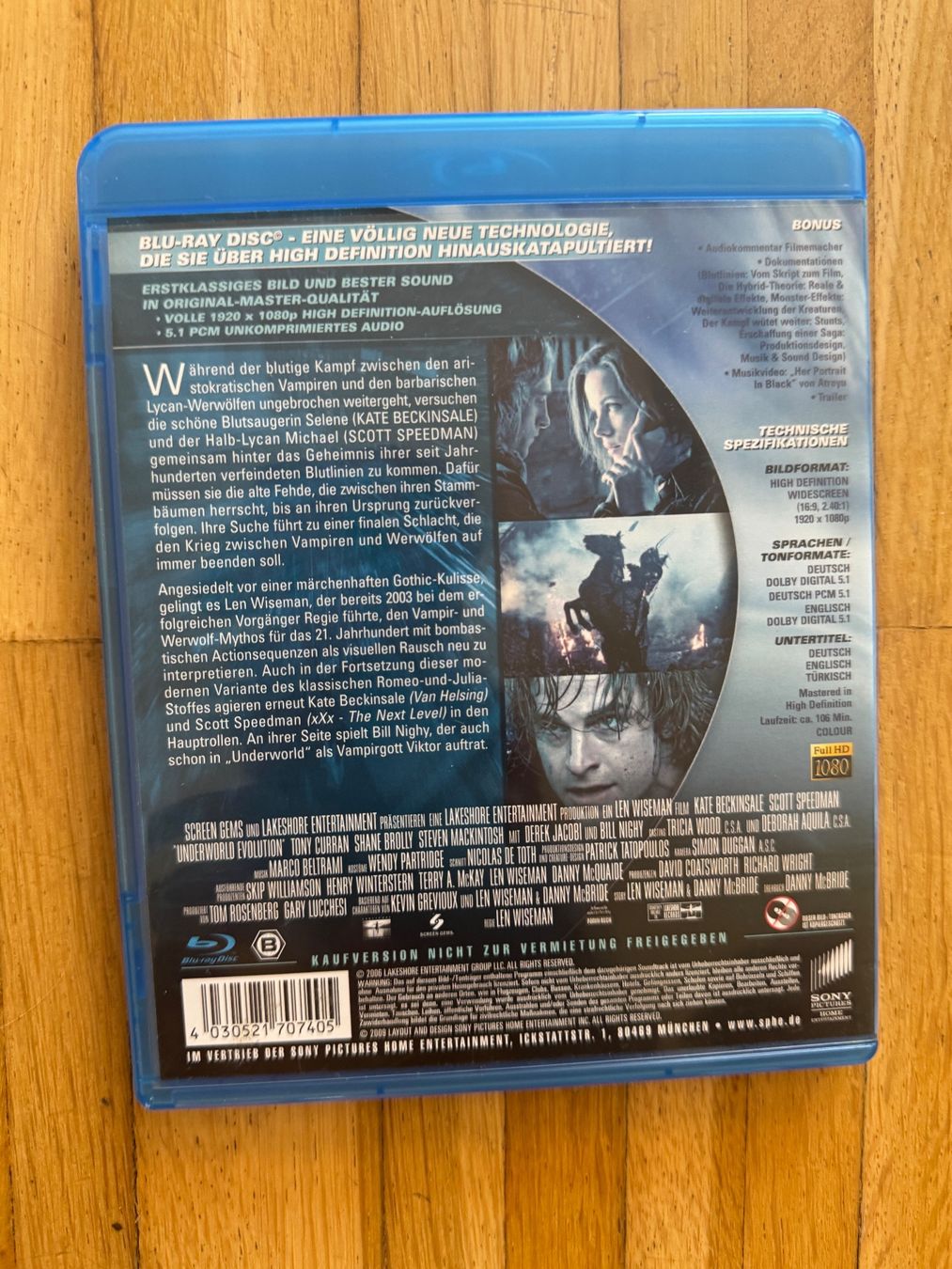 Tutti i DVDs: UNDERWORLD EVOLUTION.  (BLU-RAY) – Usato da Basel venduto da san_2qlq 1