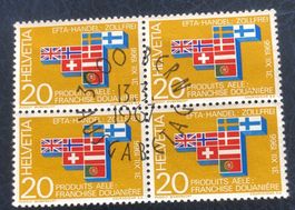 4 er Block Nr.447 mit Vollstempel Bern