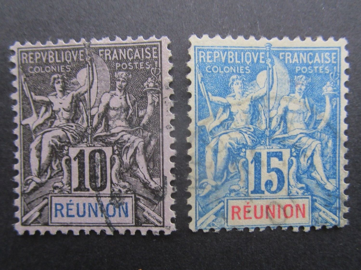 Tous les timbres: Réunion  1892 – D'occasion à Dürnten par tu5bo9