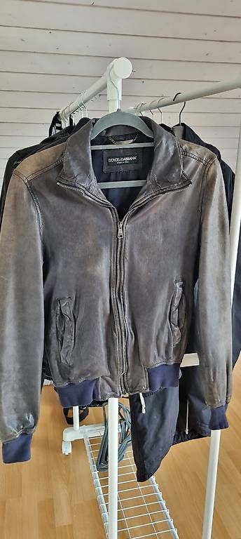 Giacche: Dolce & Gabbana Lederjacke dunkelblau Gr. 44 – Usato da Hombrechtikon venduto da goe_f996