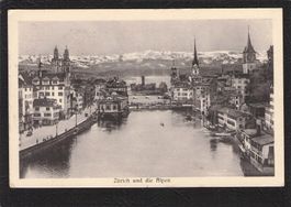 #Zürich und die Alpen , gel. 1931