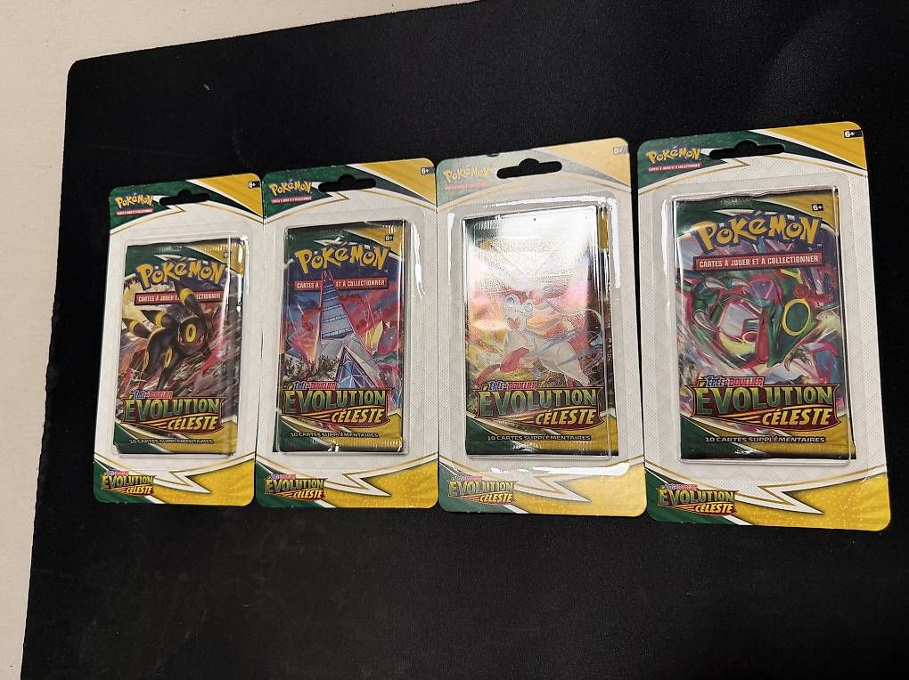 Pokémon Carte collezionabili: Artset Booster sous blister Évolution Céleste FR – Nuovo e nell'imballaggio originale da Lausanne venduto da Eliteshow 2
