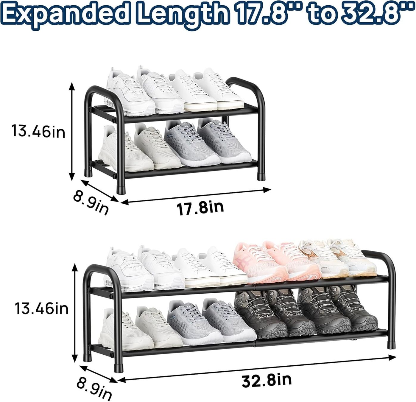 Scaffali: Erweiterbares Schuhregal, 45cm-83cm – Nuovo e nell'imballaggio originale da Nuglar venduto da SaleRitter 3