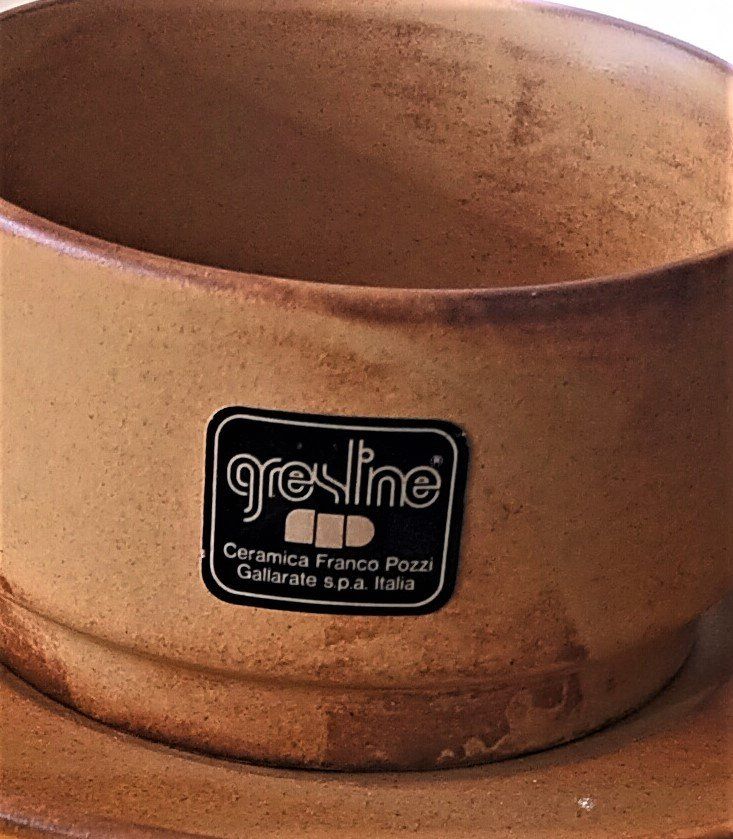 Set di piatti: Gresline Franco Pozzi TEESERVICE KERAMIK  Hellbraun/braun – Usato da Vaduz venduto da Bergtiger 5