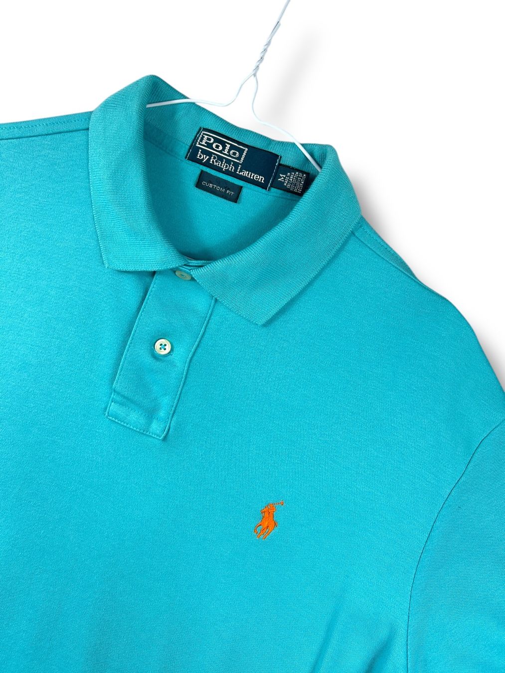 Ralph Lauren Magliette Polo: Polo Ralph Lauren Bleu Turquoise - M Custom Fit – Nuovo (secondo la descrizione) da Hauterive NE venduto da Leo_o 1