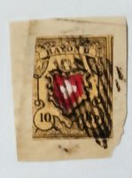 Briefmarke Schweiz Rayon II 10 Rappen gebraucht